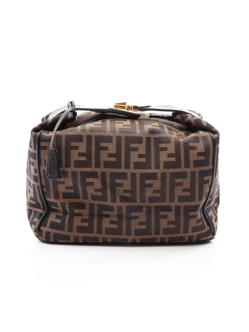 Fendi Zucca Handbag Pouch Canvas #378140F85B